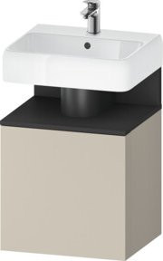 Duravit Waschtischunterschrank Qatego in Grau Matt, B: 49 cm, T: 42 cm, H: 64,5 cm - Bild 1