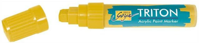 Kreul Triton Acrylmarker Gold mit 15 mm Spitze für Profis - Bild 1