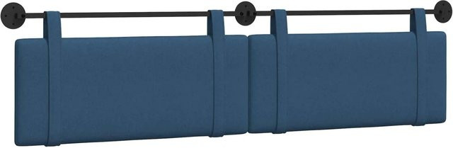 vidaXL Wandmontierte Hängematte in Blau mit Stoffbezug, B/T/H: 210 x 55 x 5 cm - Bild 1
