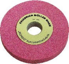Müller Schleifscheibe Edelkorund Pink K60 Durchmesser: 25,0 cm, Breite: 3,2 cm, Höhe: 5,1 cm - Bild 1