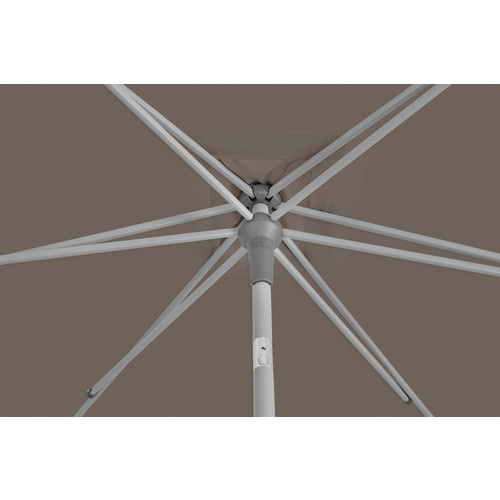 Suncomfort by Glatz Sonnenschirm Pop Up 250 mit Mittelmast aus Aluminium in Beige und Grau, Durchmesser: 250 cm, Höhe: 239 cm - Bild 3