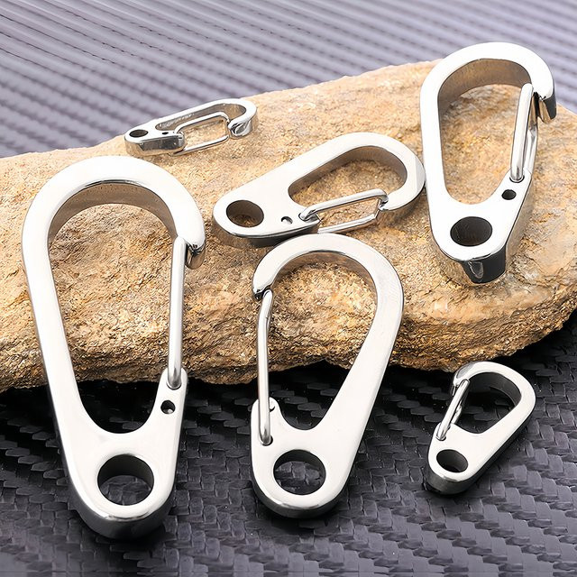 V-REX Schlüsselanhänger Edelstahl, Karabiner, Unisex - Bild 1