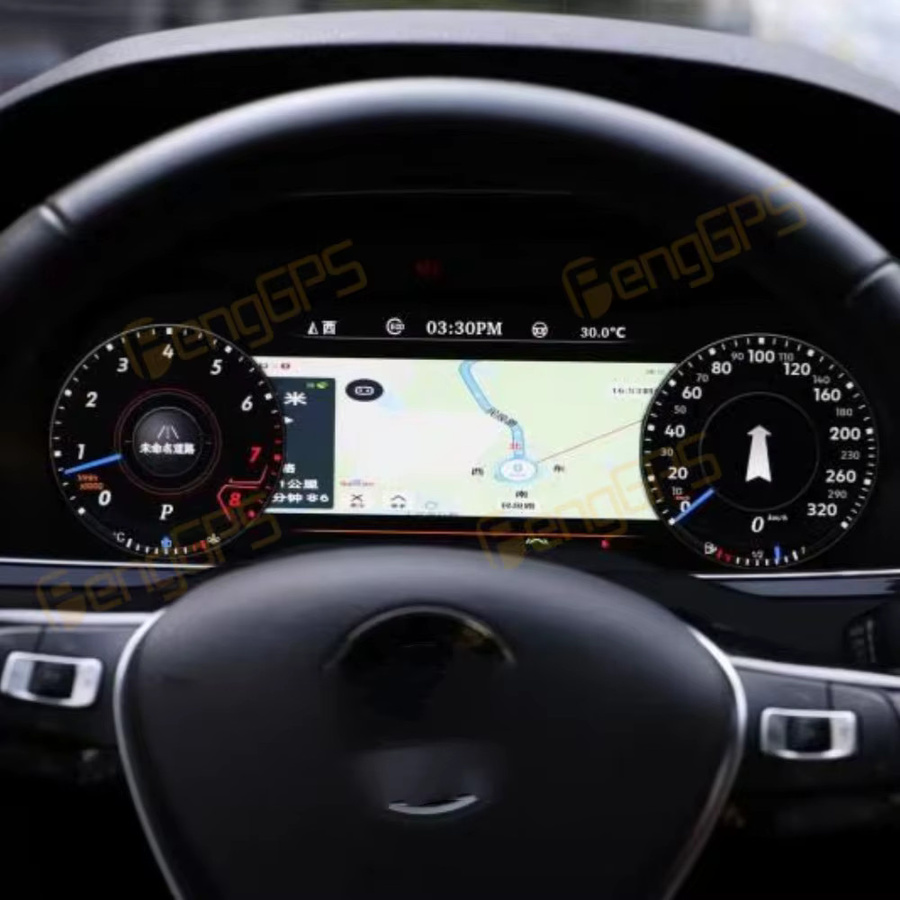 PENGGPS Android Multimedia Player mit LCD Dash Board und GPS für Volkswagen Golf 7 (2013-2020), Schwarz - Bild 2