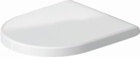 Duravit WC-Sitz Darling New in Weiß mit Edelstahl-Scharnier ohne Absenkautomatik - Bild 1