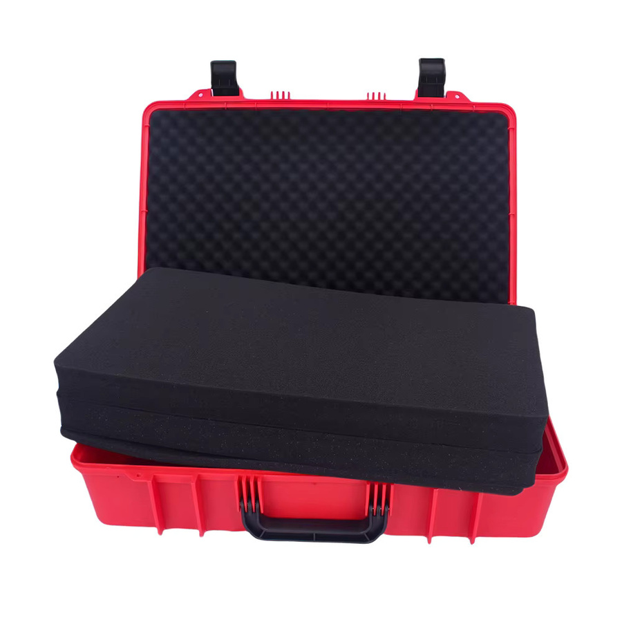 HILEBACK Sicherheits-Hartschalenkoffer als Werkzeugkasten mit Schaumstoff-Organizer, Rot, B/T/H: 52,0 x 34,0 x 13,0 cm - Bild 3