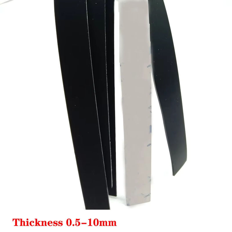 Selbstklebende Silikonkautschukplatte als rutschfeste Hochtemperaturmatte in Schwarz oder Weiß, Dicke: 0,5 mm bis 3 mm - Bild 5