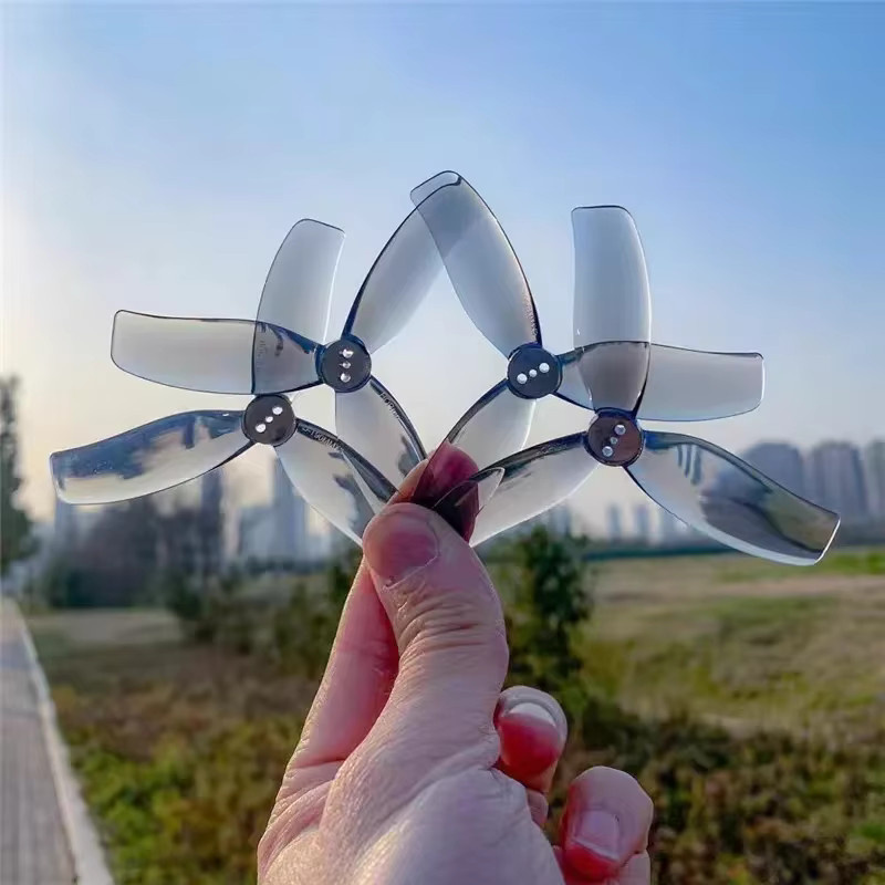 HQProp Duct-T90MMX3 Propeller 3,5 Zoll 3-Blatt in Grau für CineWhoop ProTek35 und CineLog35 FPV Racing Drohnen, 6 Paar - Bild 3