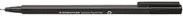 STAEDTLER triplus fineliner 334 Tintenroller in Schwarz und Silber - Bild 1