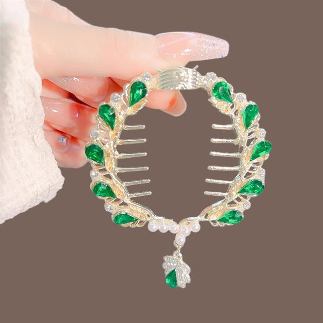 Haarspange dresstakeit, Quasten, Strass, Perle, Blume, Damen, Mädchen - Bild 1
