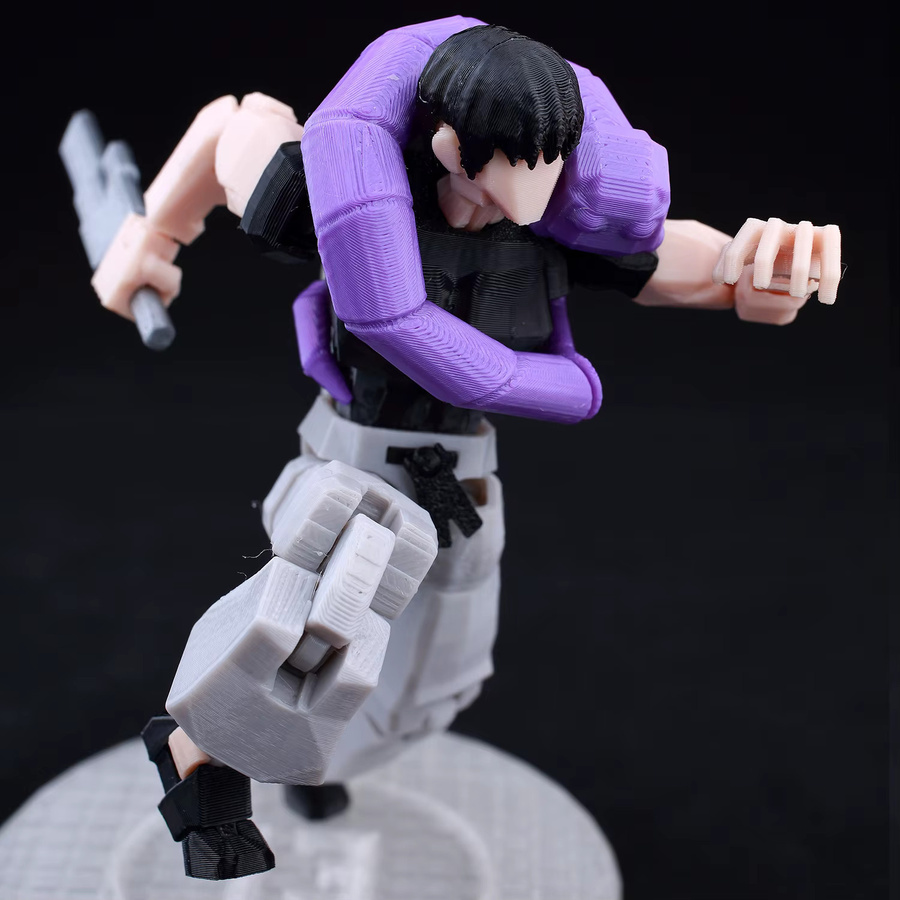Bandai Jujutsu Kaisen Fushiguro Toji Action Figur, Multi-Gelenk, Bunt - Bild 3