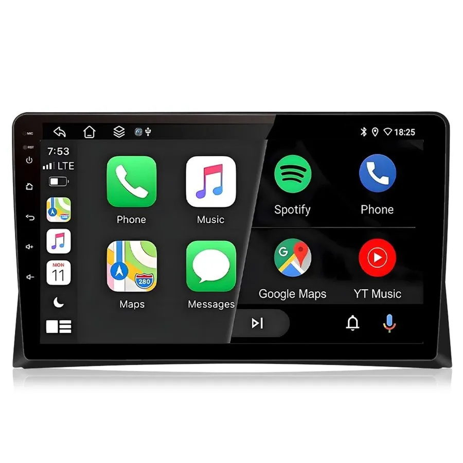 Junsun Autoradio mit Bluetooth für VW T5 Multivan 2008 bis 2015 in Schwarz - Bild 2