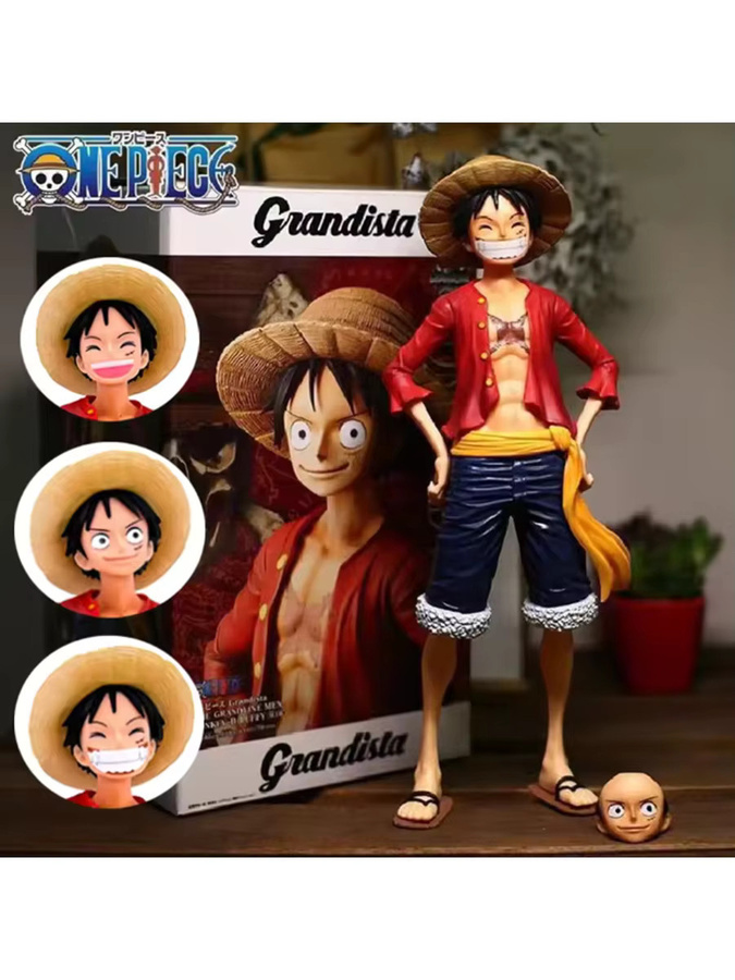 Bandai One Piece Luffy Actionfigur, Kunststoff, Piraten - Bild 6