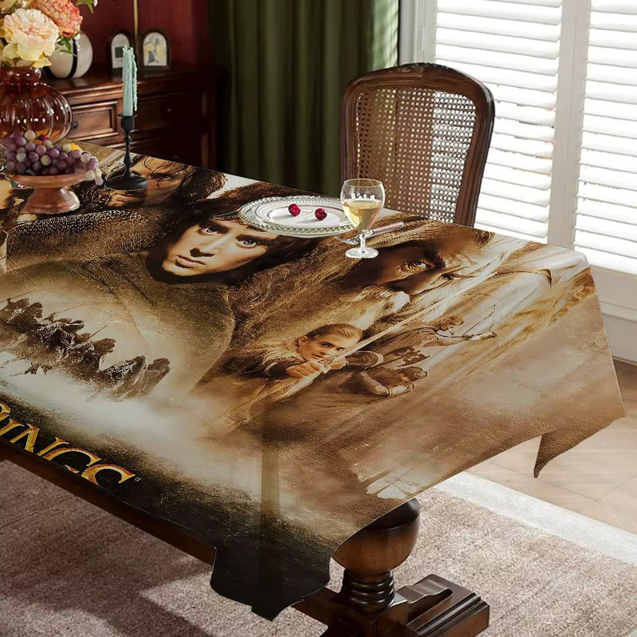 Wasserdichte und ölbeständige Tischdecke Potdemiel im Fantasy-Design für Nachttisch und Kaffeetisch - Bild 2