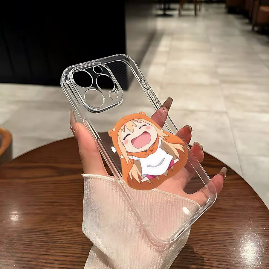 Mesuca Umaru-chan Handyhülle für iPhone, transparente Schutzhülle für verschiedene iPhone Modelle - Bild 4