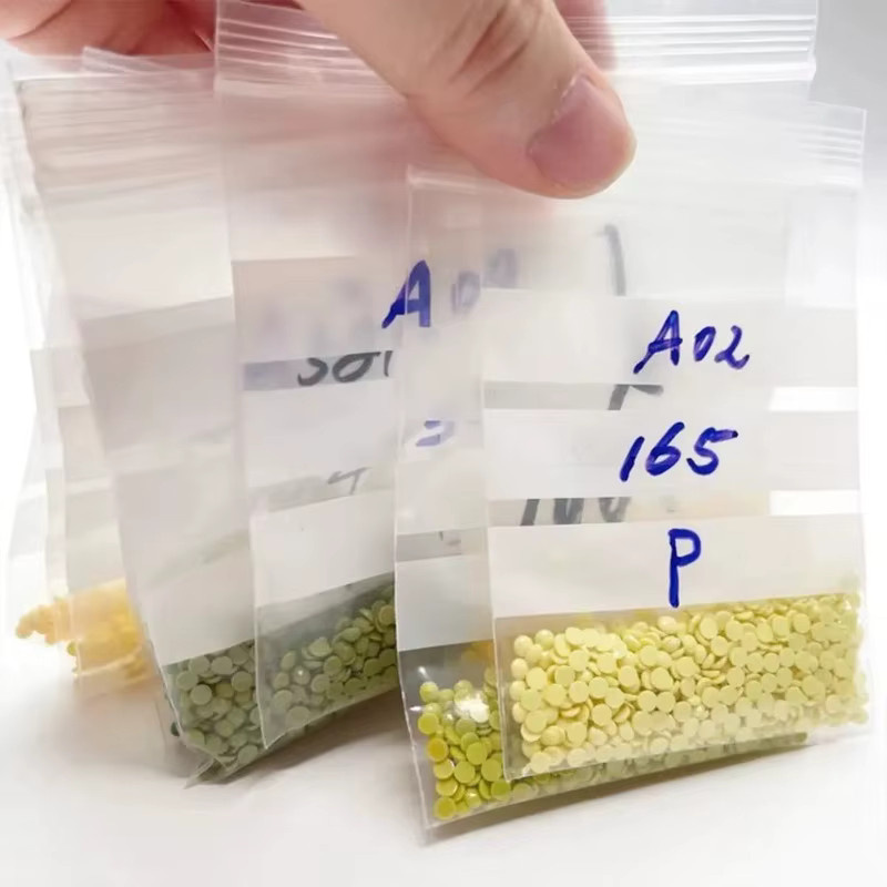 100 Stück transparente beschreibbare selbstdichtende Aufbewahrungsbeutel aus Kunststoff für Schmuck und Kleidung - Bild 4