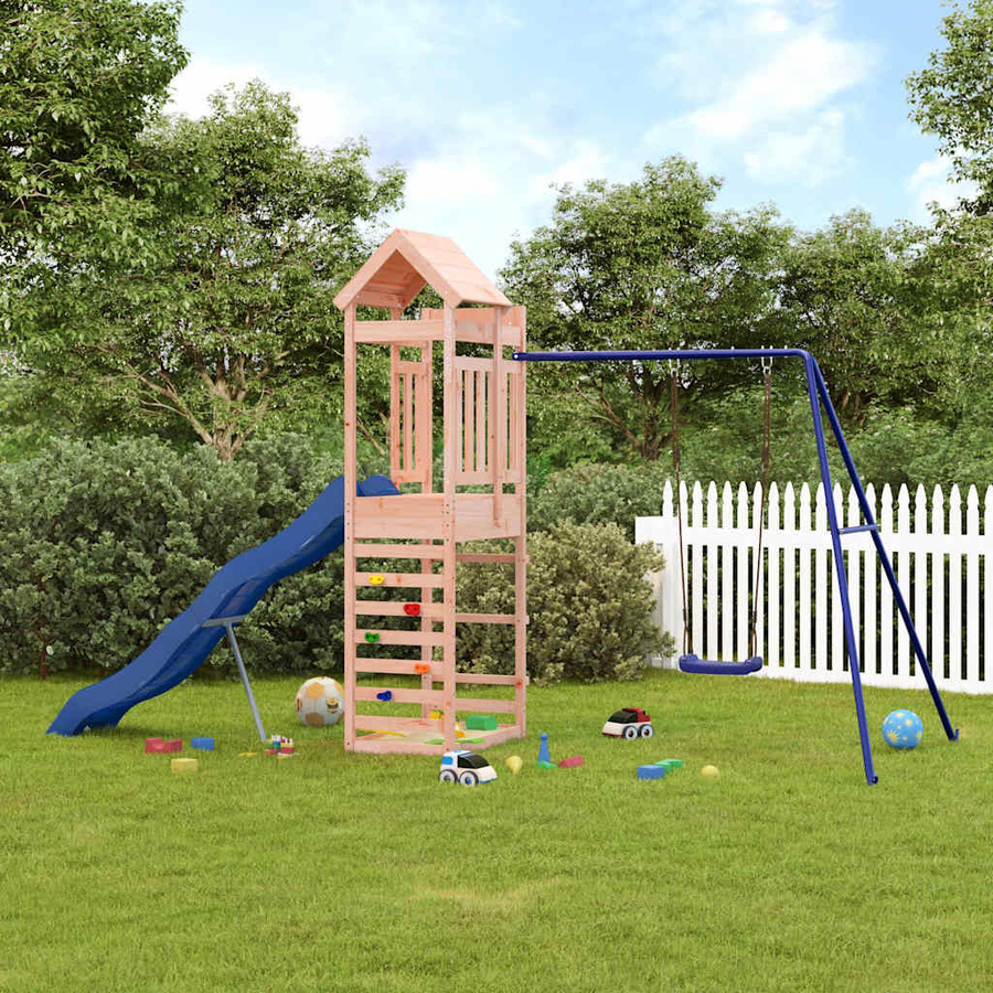 vidaXL Spielturm aus Massivholz Douglasie in Blau - Bild 2