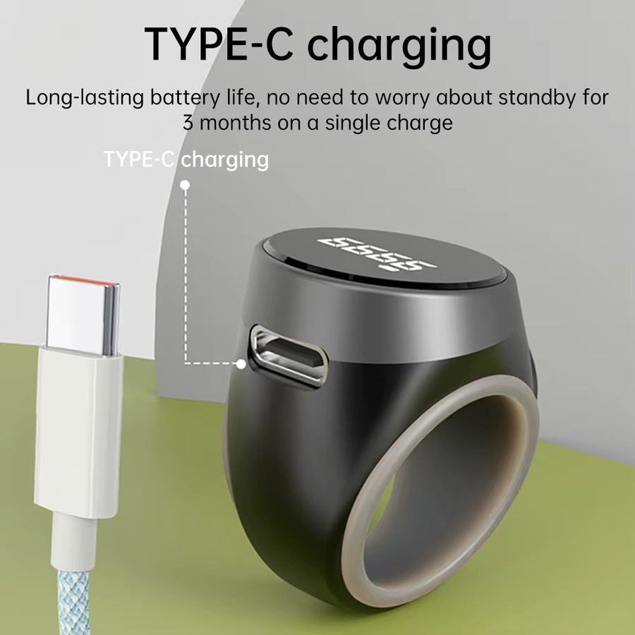 Aideepen Digitaler Zähler Tasbih Tally Ring, OLED, Typ-C-Ladung - Bild 2