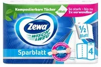 Zewa Küchenrolle Wisch & Weg Sparblatt in Weiß und Blau - Bild 1