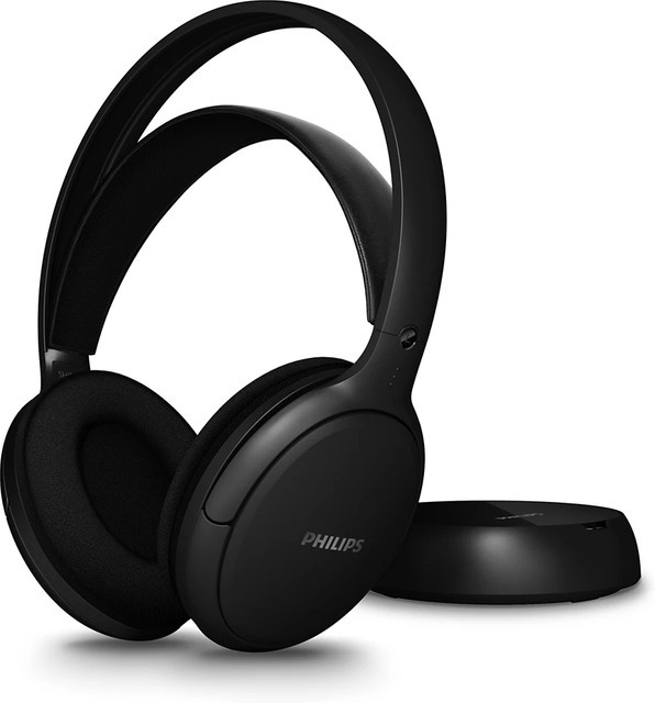 Philips TV-Kopfhörer SHC5200M2/12 Over-Ear mit 3,5 mm Klinkenanschluss in Weiß und Schwarz - Bild 1