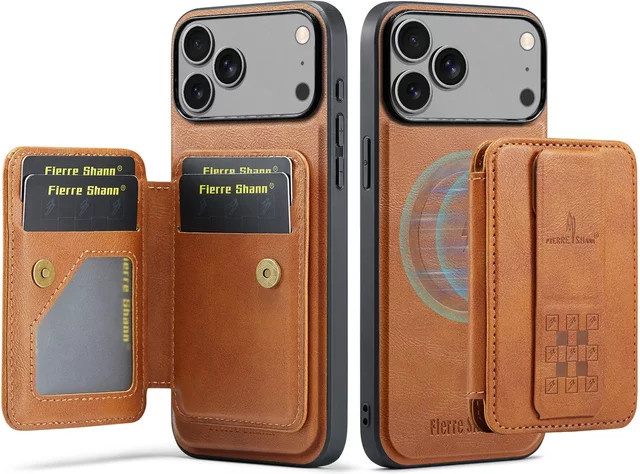 szHAIyu 2-in-1 Magnetische Leder-Handyhülle mit abnehmbarer Kartenhalter-Brieftasche für Apple iPhone 17 16 15 14 13 12 11 Pro Max Plus - Bild 1
