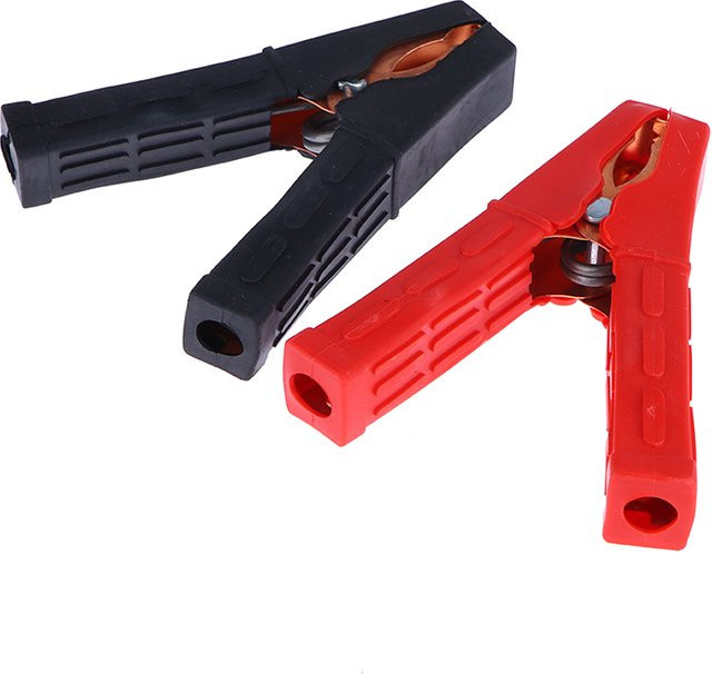ESHYLALA 2er-Set isolierte Krokodilklemmen 200A für Autobatterie und Starthilfekabel - Bild 1