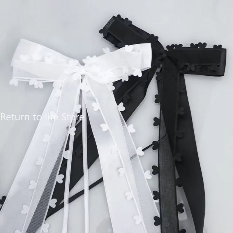 MOONBIFFY Weißes Seidenband mit Spitze für Hochzeitsdekoration, Geschenke und Festlichkeiten - Bild 3