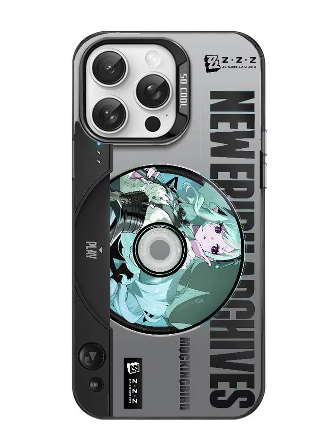 Equip Zzz Zenless Zone Handyhülle für iPhone 11 bis 17 Pro Max Multicolor Matte Laser Aurora Design - Bild 6