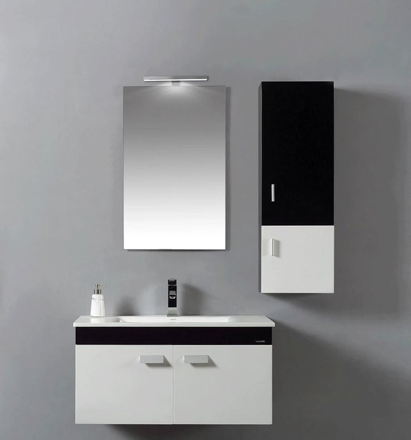 DSK LED-Aufsatzleuchte in Chrom mit 30 cm Breite - Bild 1