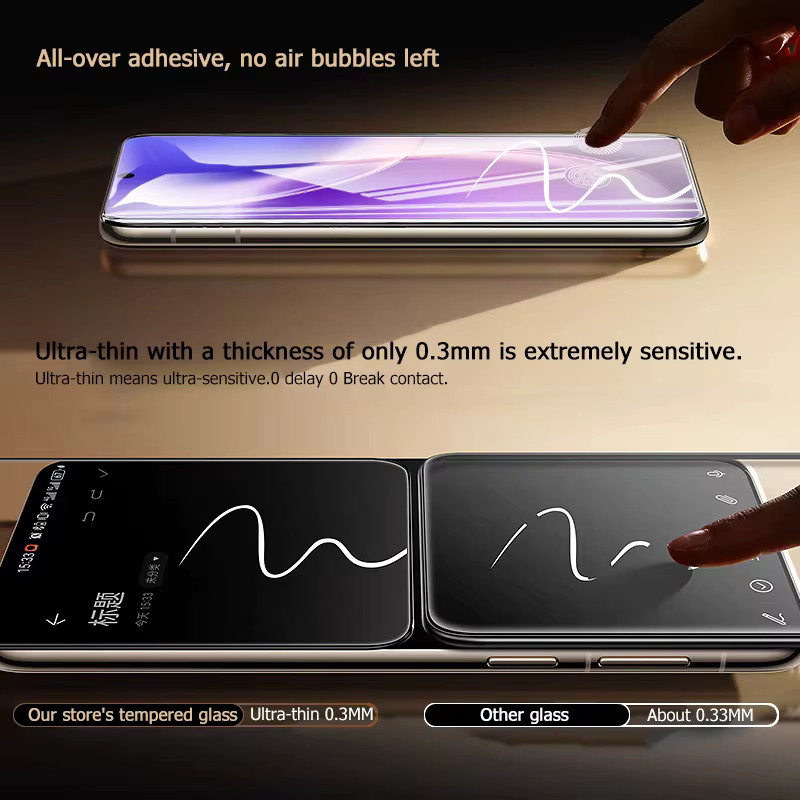 HD Gehärtetes Glas Display Schutzfolie für vivo X300 Pro Mini Ultra X200 FE X200s X100s S30 S20 S19 S18e V40 Lite SE V50 V60 in Transparent - Bild 2