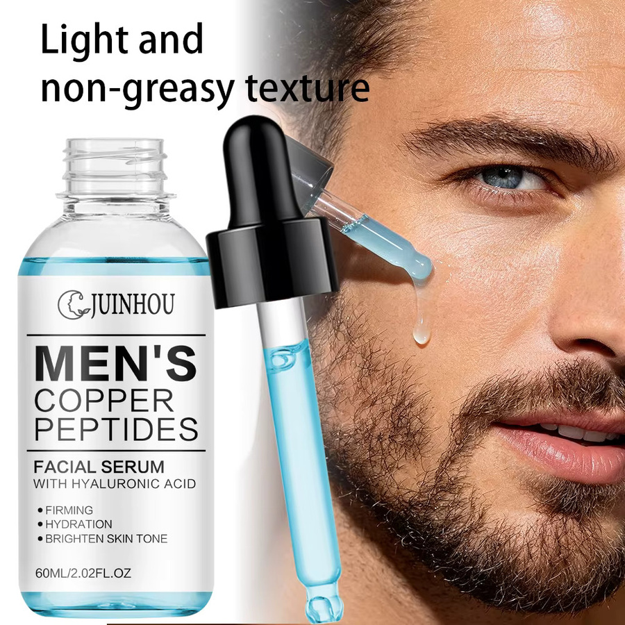 JUINHOU Gesichtsserum für Herren, Hyaluronsäure und Peptide, alle Hauttypen - Bild 3