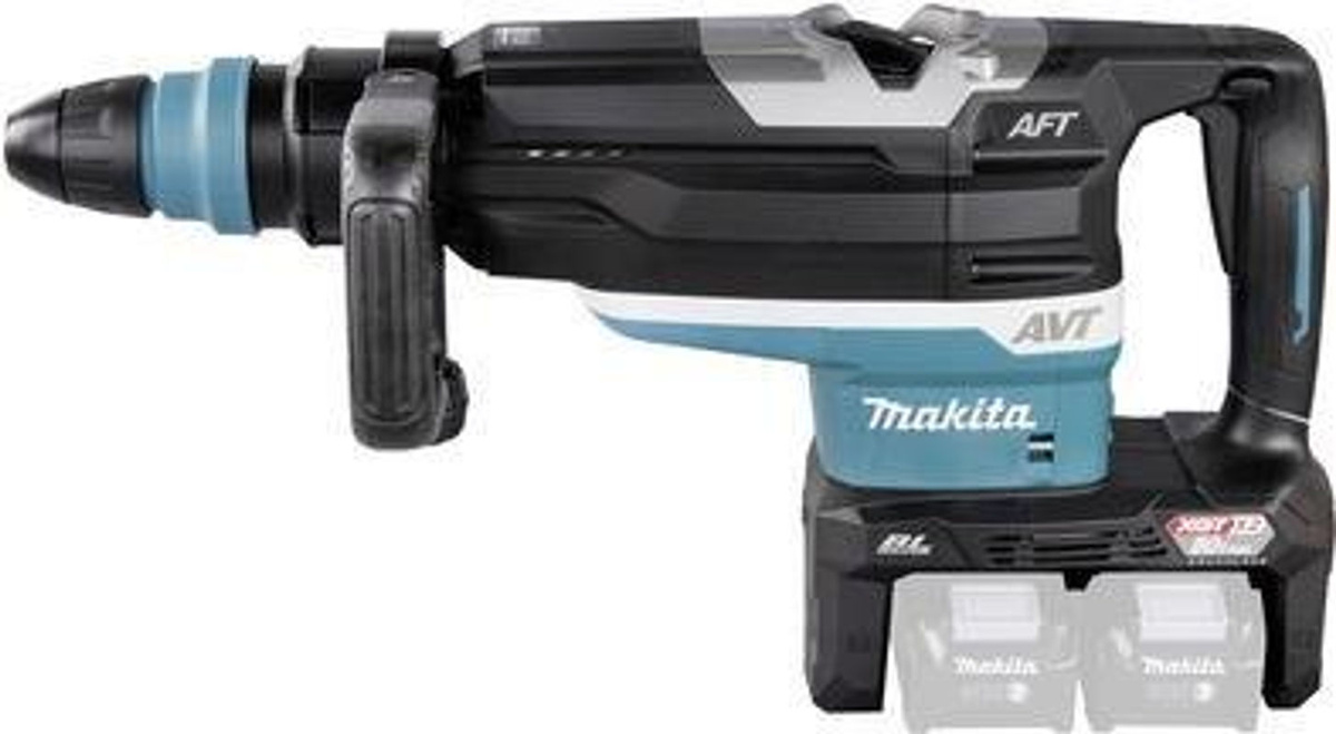 Makita Akku-Kombihammer HR006GZ XGT SDS-max Bohrhammer in Blau/Schwarz/Petrol mit 80V (2x40V) - Bild 2