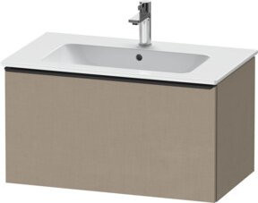 Duravit Waschtischunterschrank D-Neo, wandhängend, Schwarz/Beige, B/H/T: 81 x 44 x 46,2 cm - Bild 1