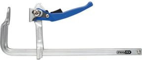 KS Tools Ganzstahl-Schnellspann-Schraubzwinge in Blau, Breite: 120 mm, Tiefe: 1000 mm - Bild 1