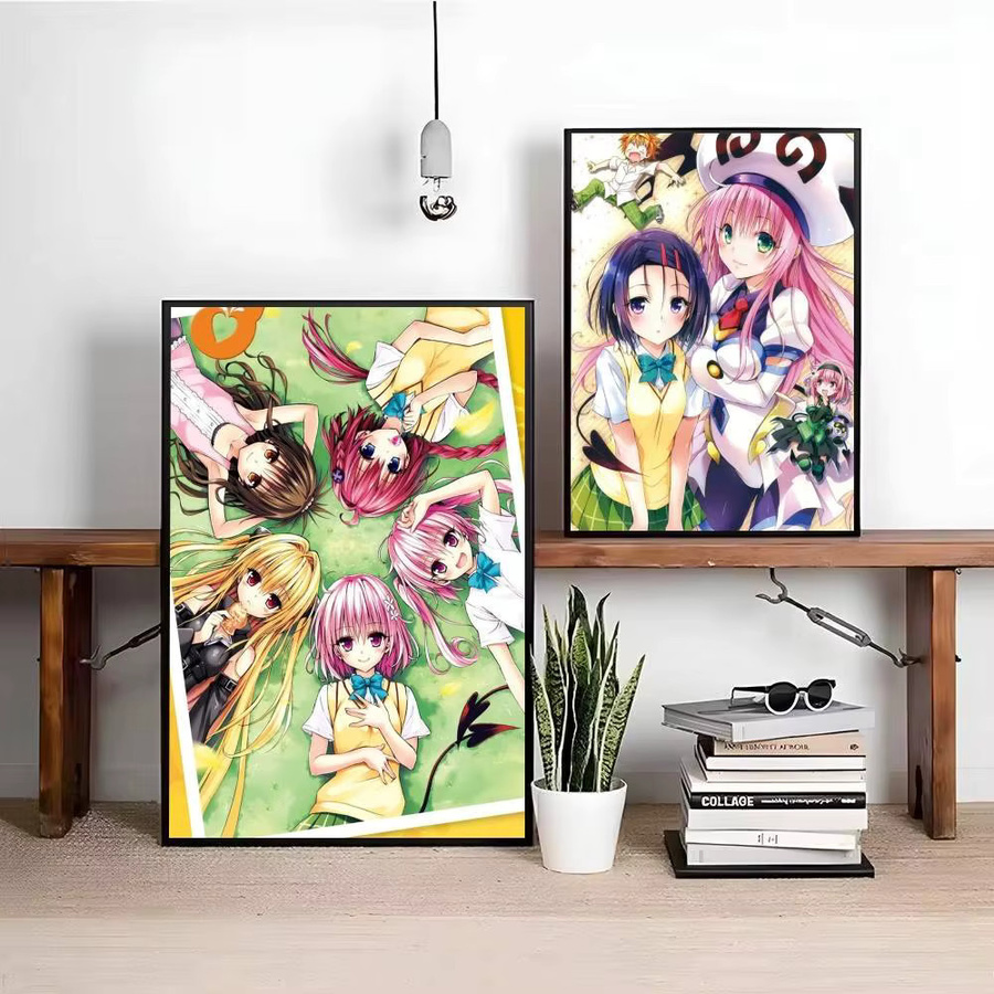 Anime To Love Ru Poster als Wandaufkleber aus Papier, Mehrfarbig, Rechteckig - Bild 4