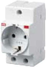 ABB Stotz S&J Schuko-Steckdose M1175 in Weiß - Bild 1