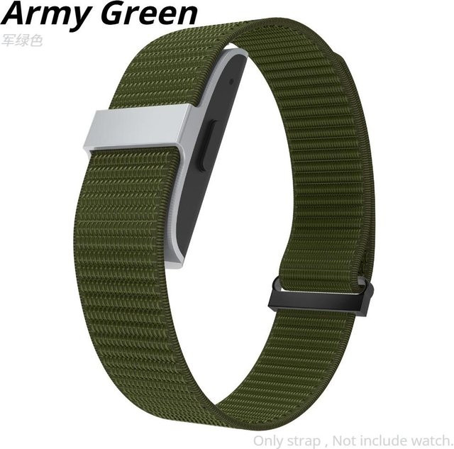 Hume Health Uhrenarmband Nylon, 20 mm, grün, Unisex - Bild 1