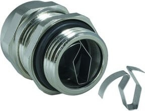 Jacob Verschraubung PERFECT plus EMV-Ex-KV aus Messing in Silber M20x1,5 K102-1020-00-EX - Bild 1