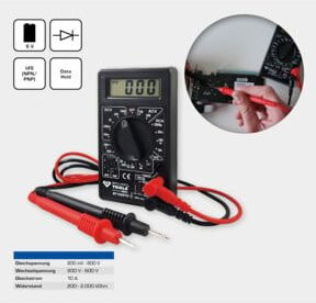 Brilliant Tools Digital-Multimeter in Schwarz - Bild 1