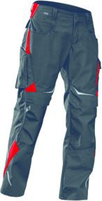 Kübler Pulsschlag Hose 2324 schwarz/mittelrot Größe 60 mit reflektierenden Elementen und Cordura - Bild 1