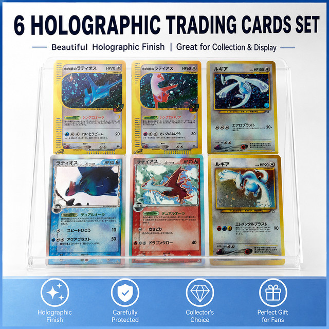 Keeppley Pokémon Latios Latias & Lugia Sammelkarten, Holo-Folie - Bild 1