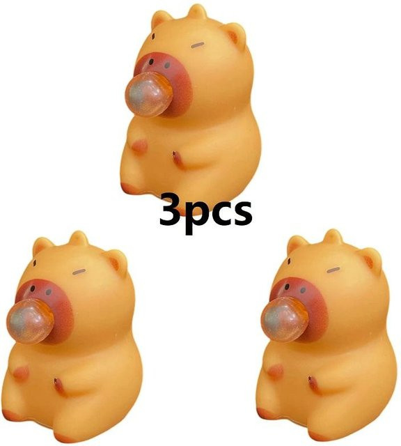 Capybara Squishy Blasen-Spielzeug, Puppe - Bild 1