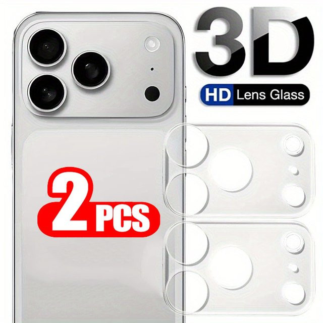 2er-Set Kameraobjektivschutz aus gehärtetem Glas für iPhone 17 Pro Max und iPhone 17 Air in Transparent - Bild 1