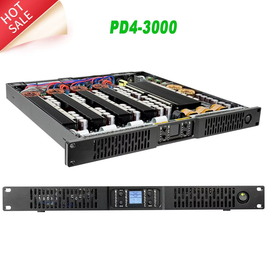 Paulkitson Pd-Serie Klasse-D-Leistungsverstärker 2/4-Kanal mit 4 x 7800 W für Line-Array-Lautsprecher und DJ-Subwoofer - Bild 2