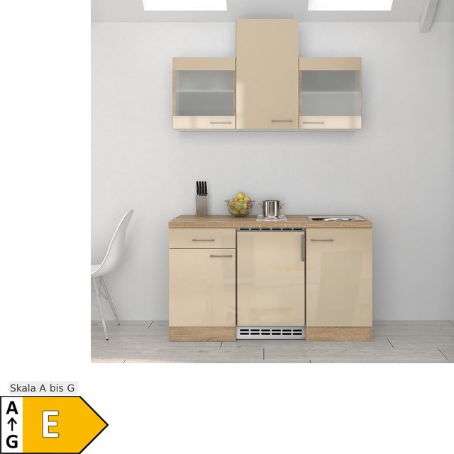 Flex-Well Küchenzeile Nepal mit Türen und Schubladen B/T/H: 150 x 57 x 82 cm - Bild 1