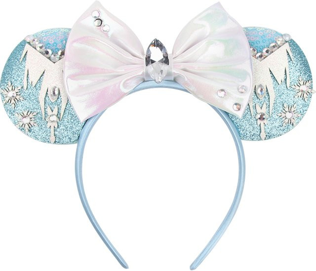 HEROCROSS Stirnband Frozen Snowflake, Pailletten, Mädchen Jungen, Unisex - Bild 1