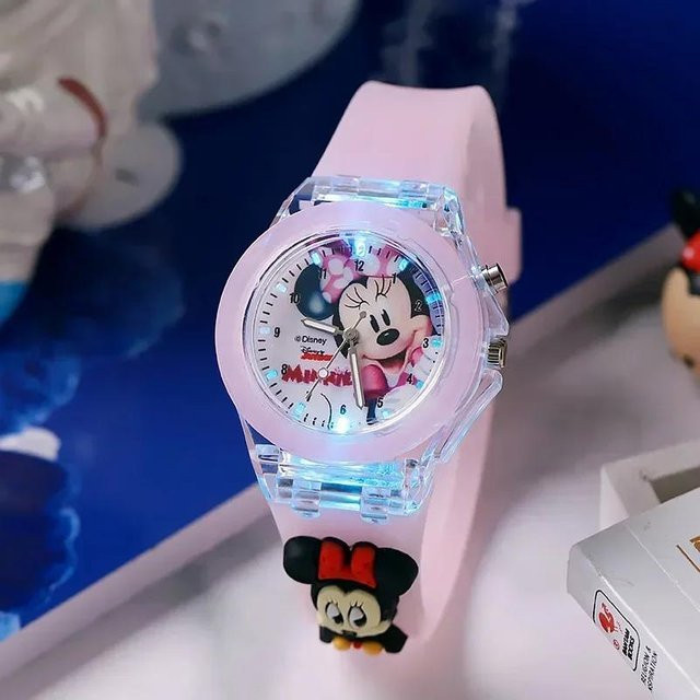 Disney Kinderuhr, Quarz, Kunststoff, Grau, Unisex - Bild 1