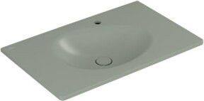 V&B Schrankwaschtisch Antao in Morning Grey mit Keramikwaschbecken, Breite: 80 cm, Tiefe: 50 cm - Bild 1