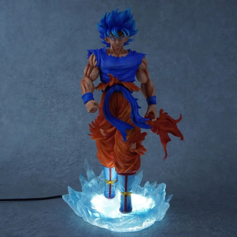 Bandai Dragon Ball Z Goku Super Saiyajin Action Figure aus Kunstharz, mehrfarbig - Bild 5