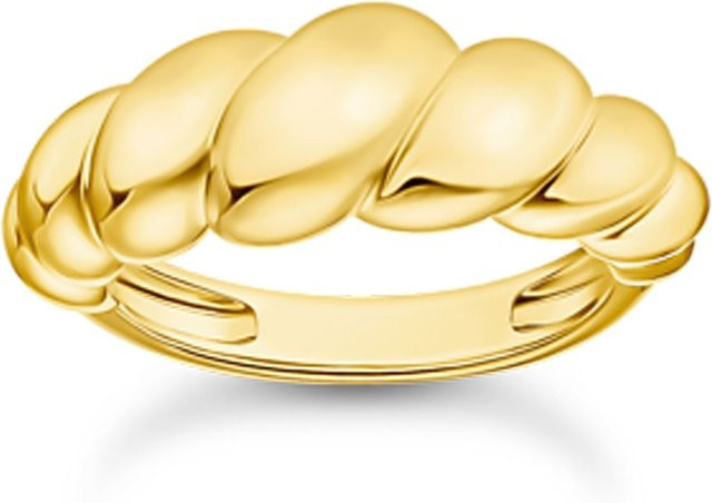 Thomas Sabo Ring, 925 Silber, vergoldet, Damen - Bild 1