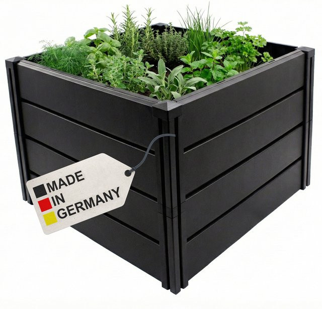 NYVI Hochbeet NYVIGreen Gartenbeet aus recyceltem Kunststoff in Green B/T/H: 82 x 82 x 61 cm - Bild 1